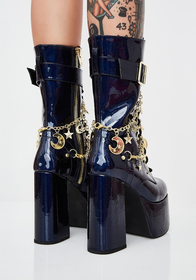 Midnight solstice shop platform boots