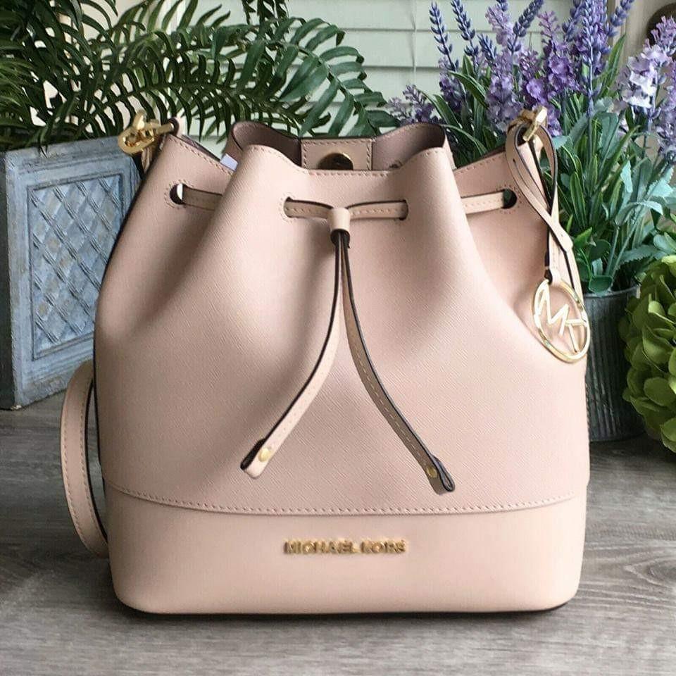MK Trista MD Bucket Bag, Luxury, Bags 