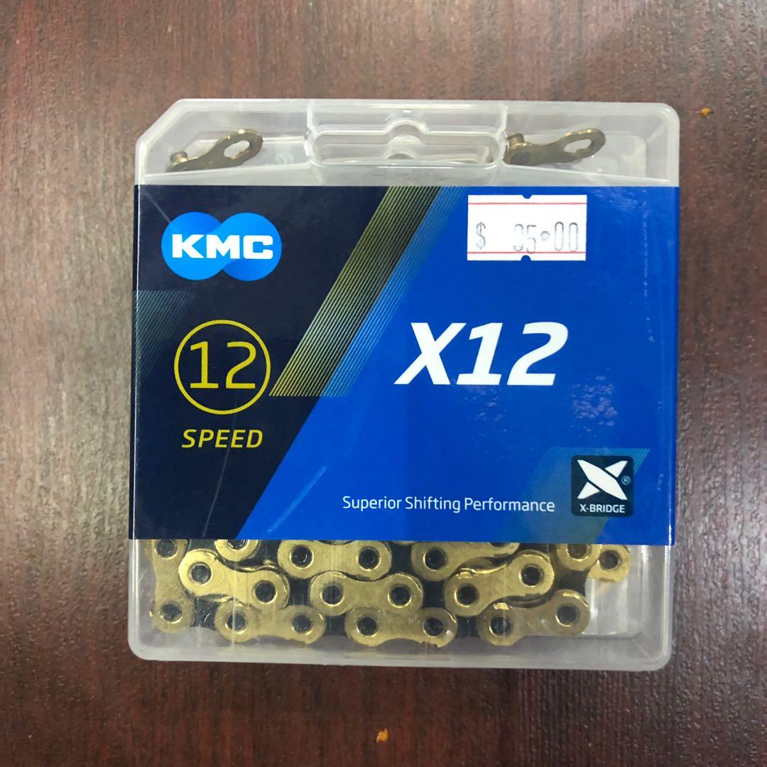 kmc 12 speed gold chain