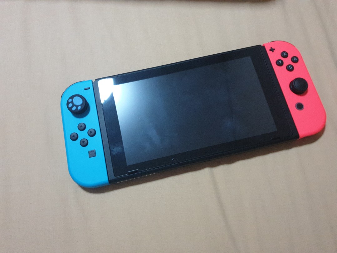 nintendo switch console with pokemon