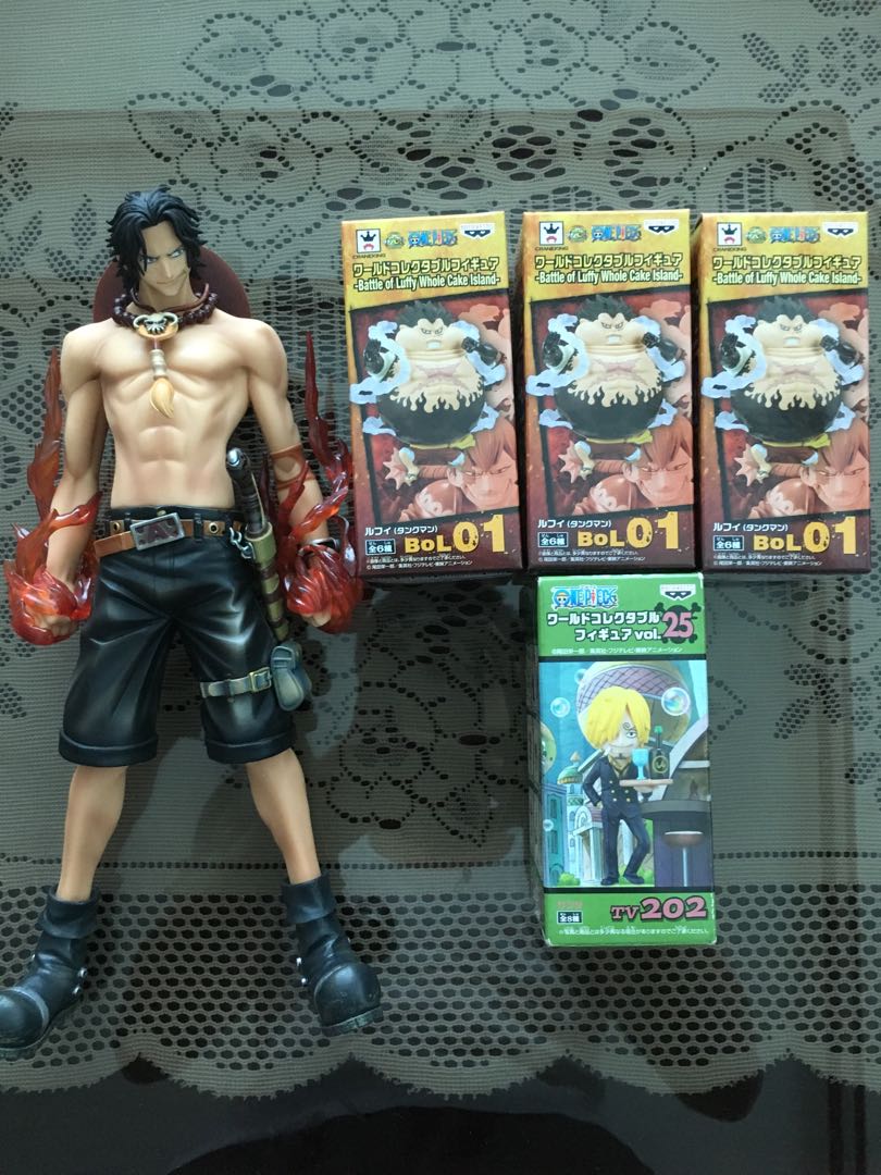 One Piece Ace Luffy Tankman Wcf Msp Sanji Hobbies Toys Toys Games On Carousell