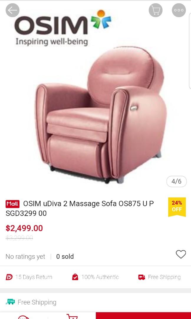 Osim Massage Chair U Diva 2 Furniture Sofas On Carousell