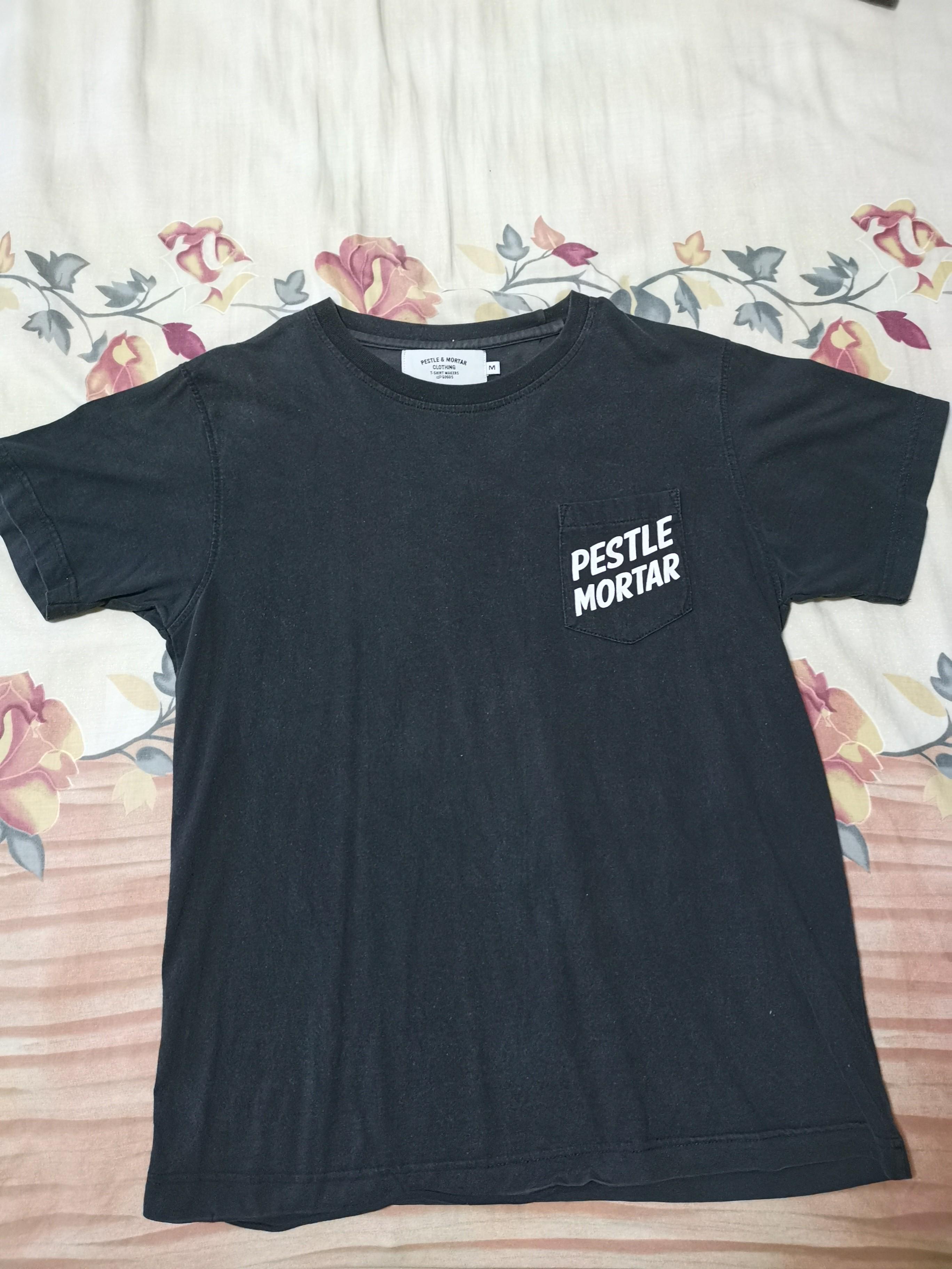 Pestle Mortar Clothing Text Logo Tee Men S Fashion Clothes Tops On Carousell