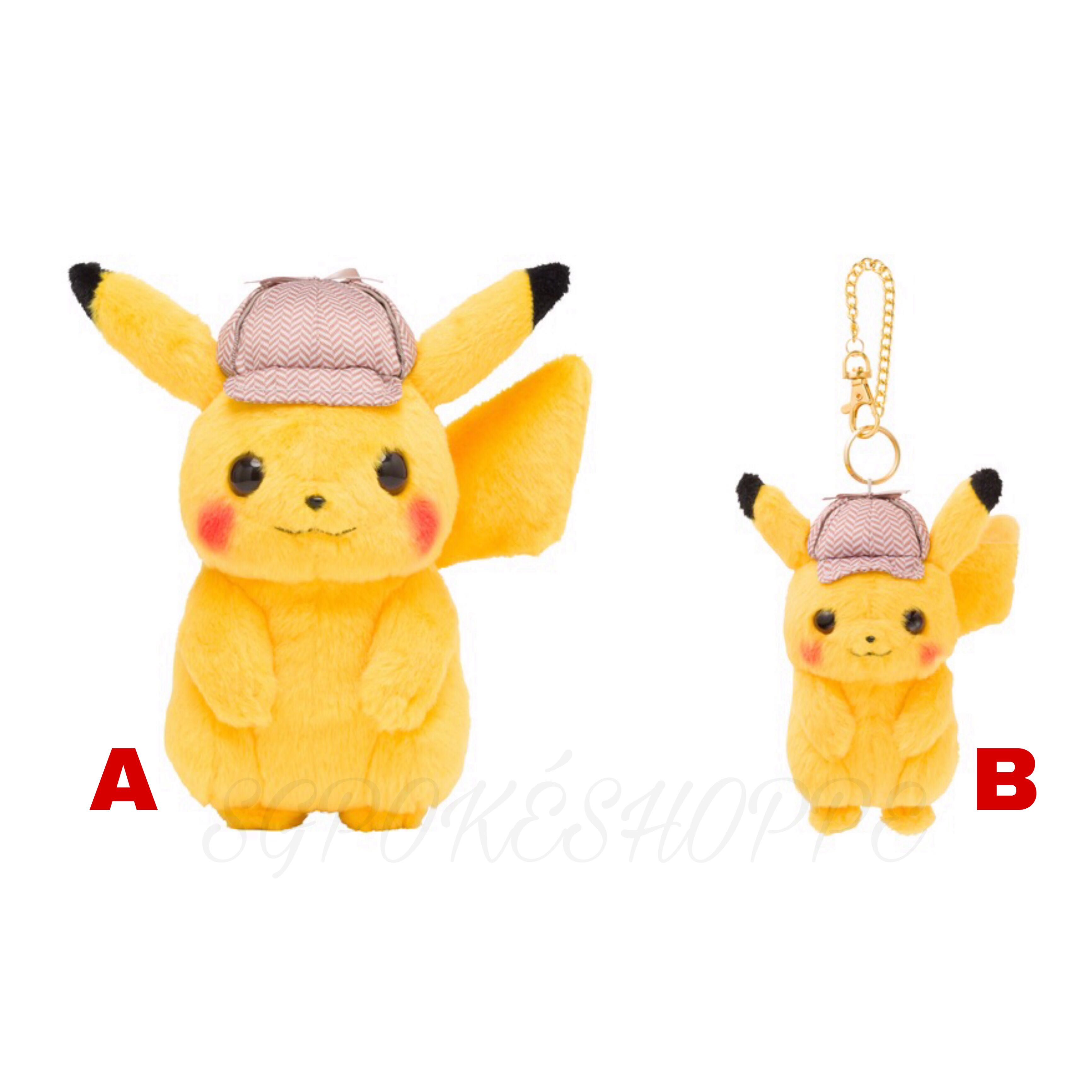 pokemon center detective pikachu plush