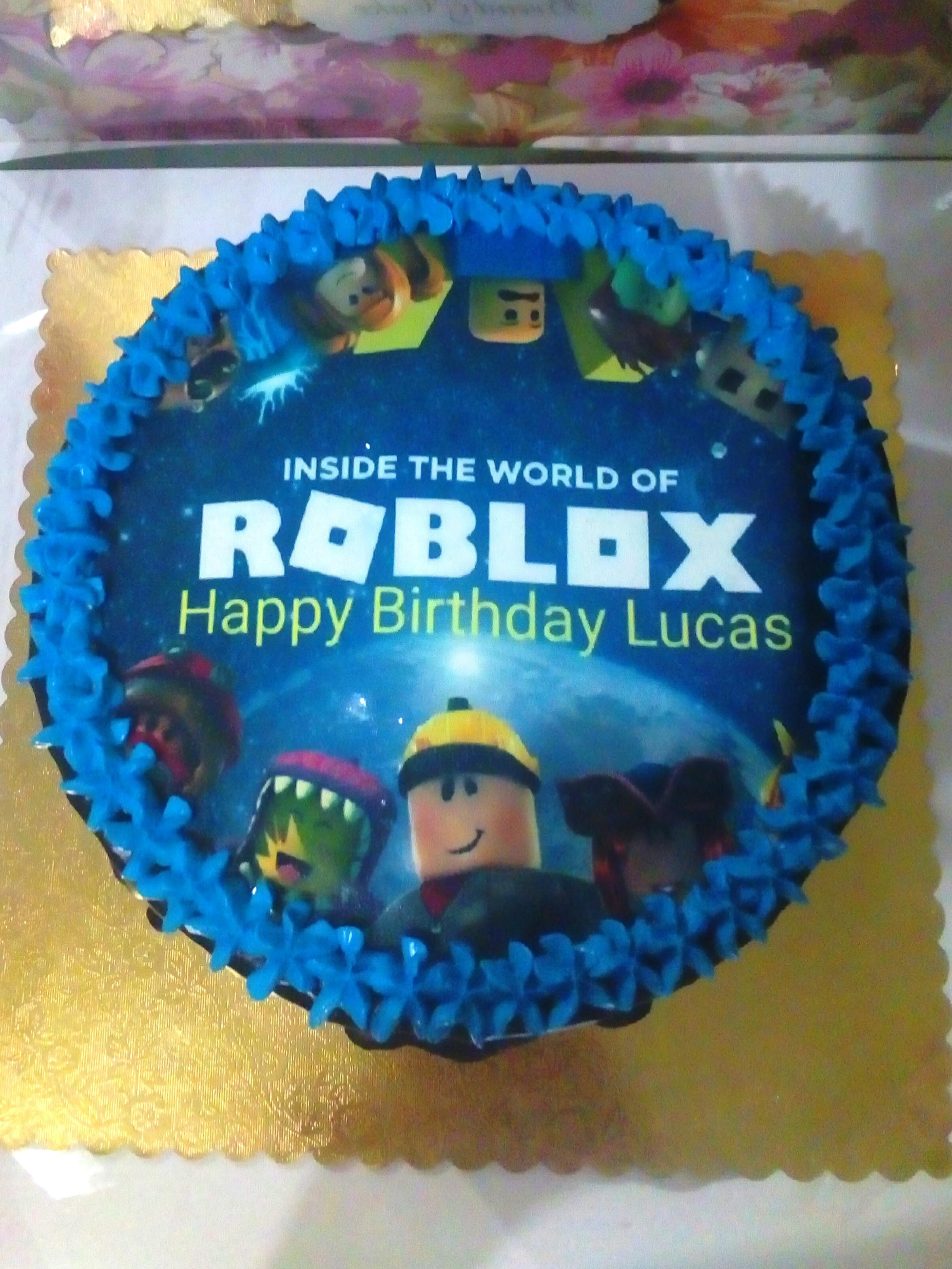 Roblox Drip Cake 6inch Round Food Drinks Baked Goods On Carousell - roblox print cake