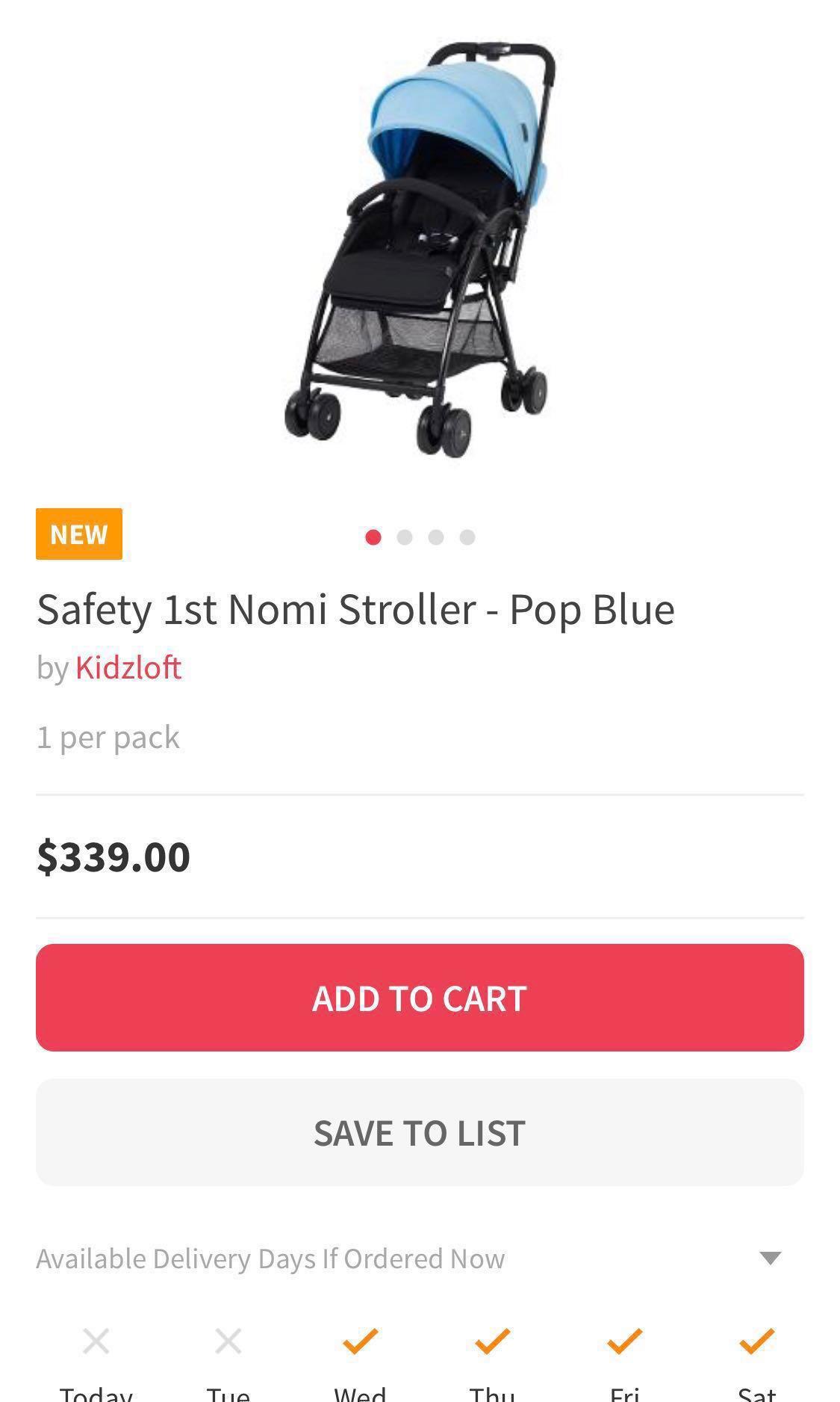 safety 1st nomi stroller