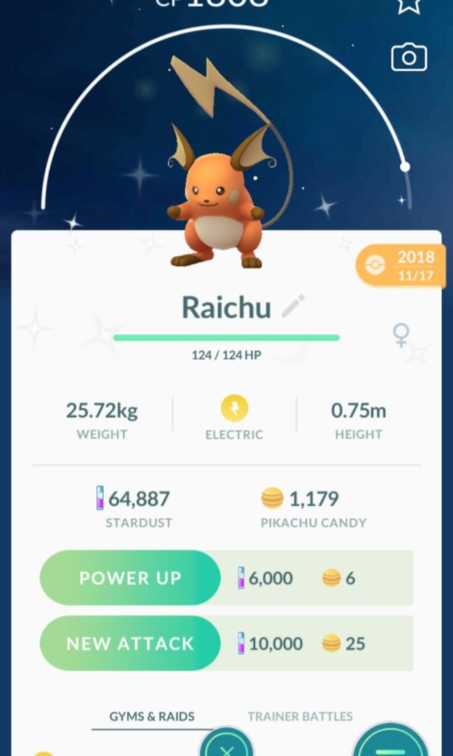 raichu pokemon go