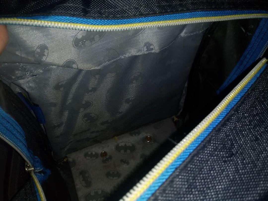 Batman Trolley Bag with Gamepad Design 3-Wheel School Bag