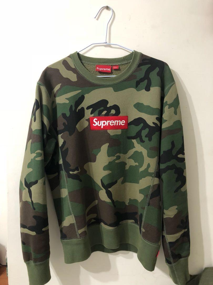 Supreme Box Logo 迷彩大學t 大學踢bogo 他的時尚 上衣在旋轉拍賣 Supreme Box Logo 迷彩大學t 大學踢bogo 他的時尚 上衣在旋轉拍賣