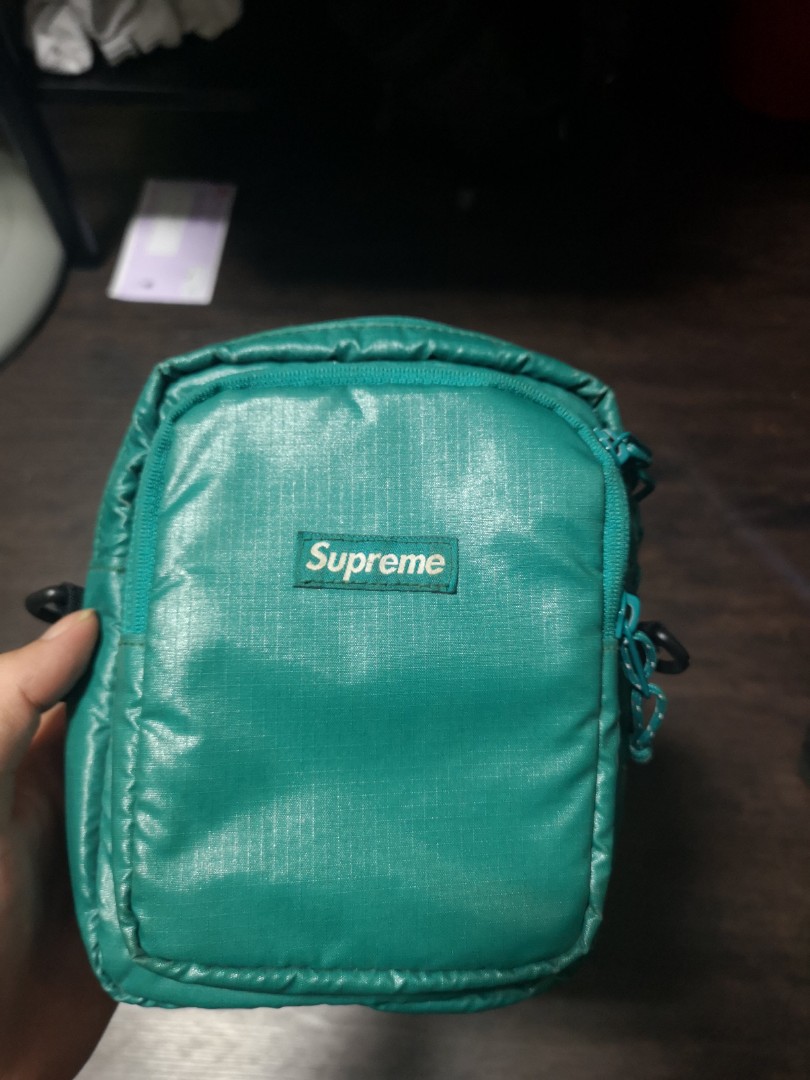 Supreme teal bag hot sale