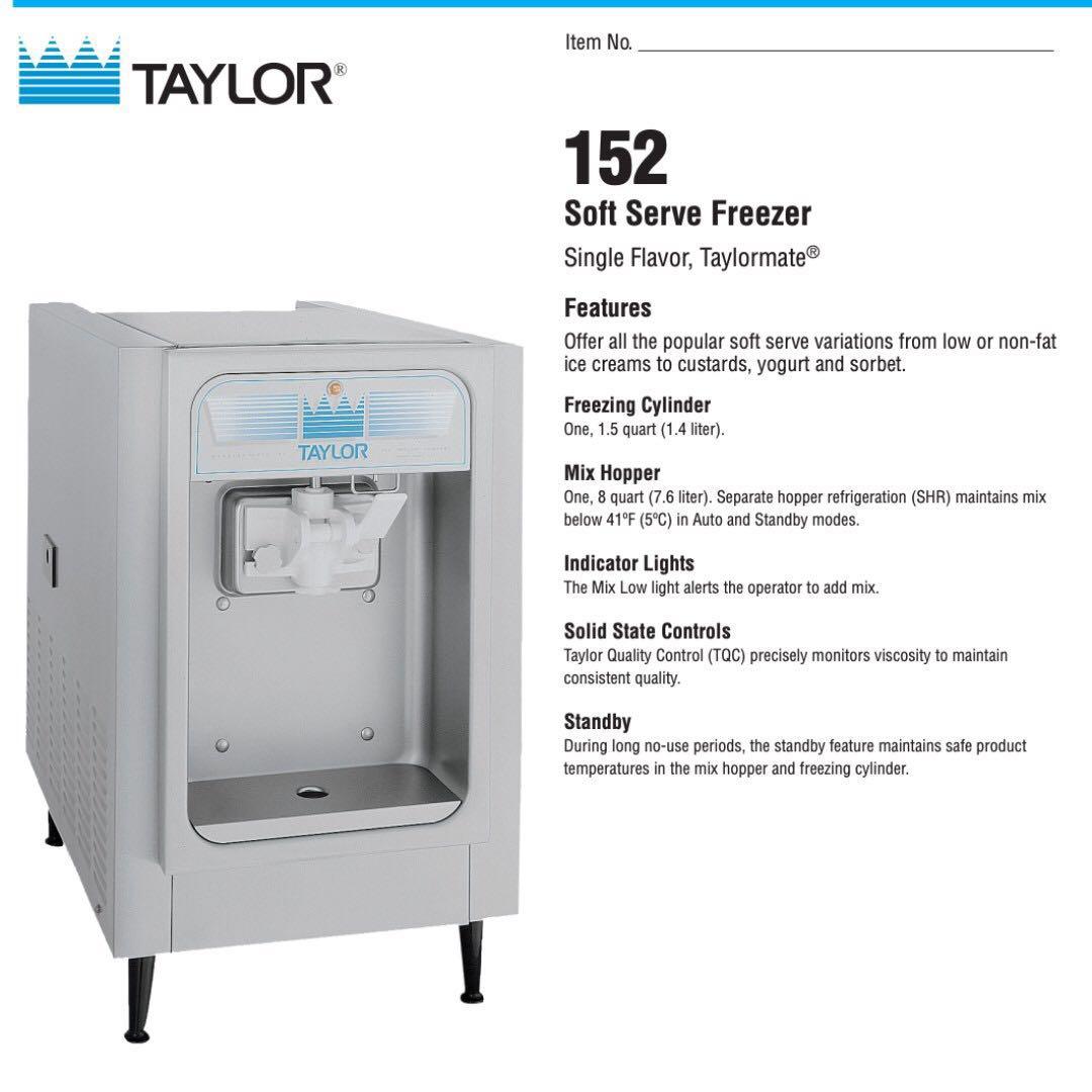 Taylormate ice store cream machine