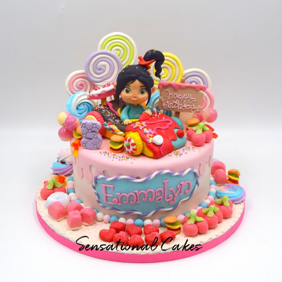 Sugar Rush Car Sweet Candies 3d Customized Cake - 