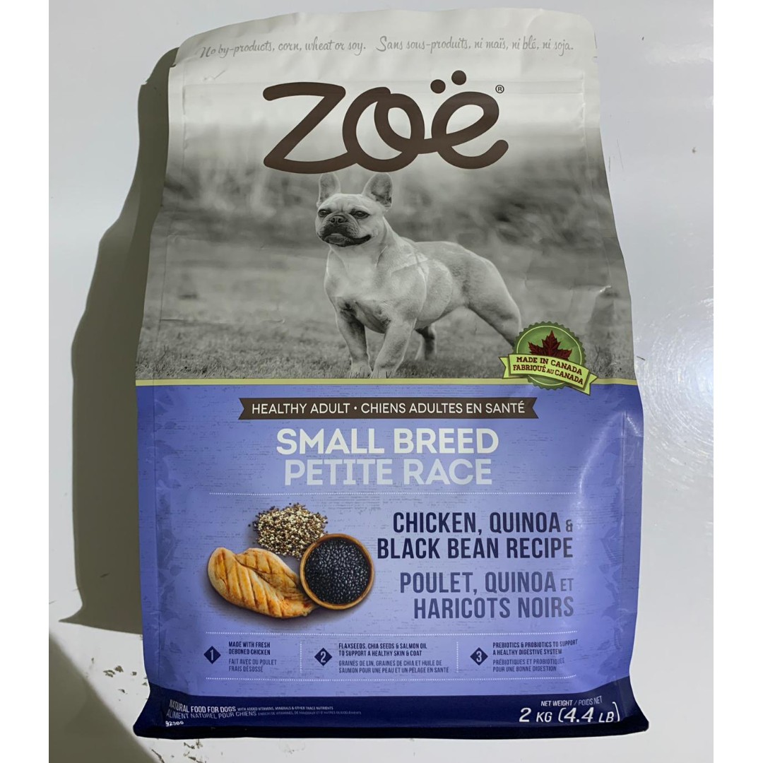 Zoe small breed dog food clearance