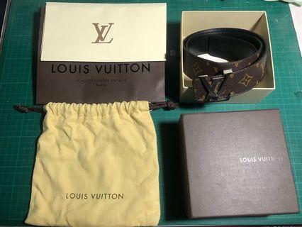 LOUIS VUITTON LV 路易威登男士精品「雙面」皮帶