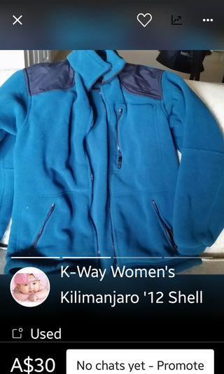 Kway winter fleece jacket