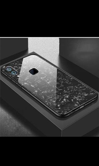 Case v11 anti crack keramik hitam kaca elegan v11i