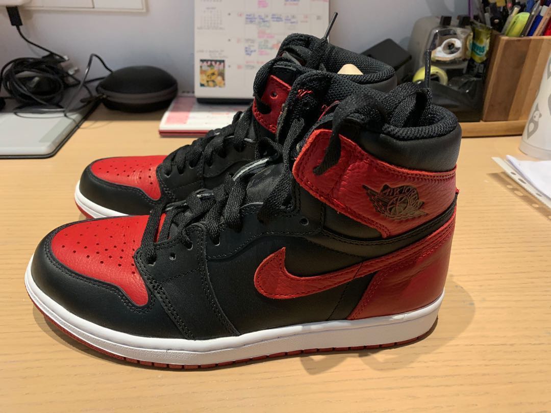 Air Jordan 1 Bred 2016 Banned Men s Fashion Footwear Sneakers