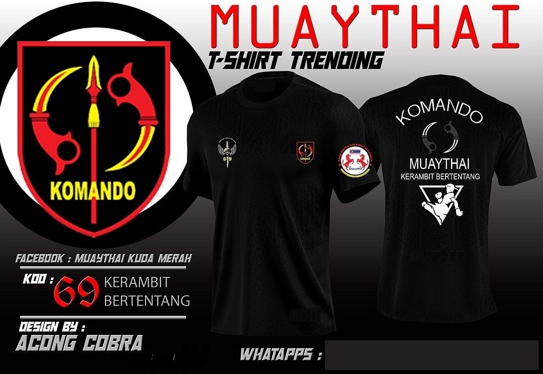 Baju Muaythai Komando Men S Fashion Muslim Wear Baju Melayu On Carousell