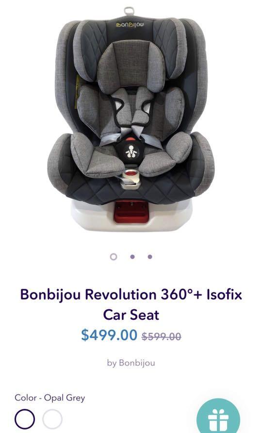 bonbijou revolution 360 car seat