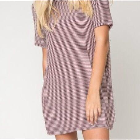 Brandy melville striped t shirt dress 2025