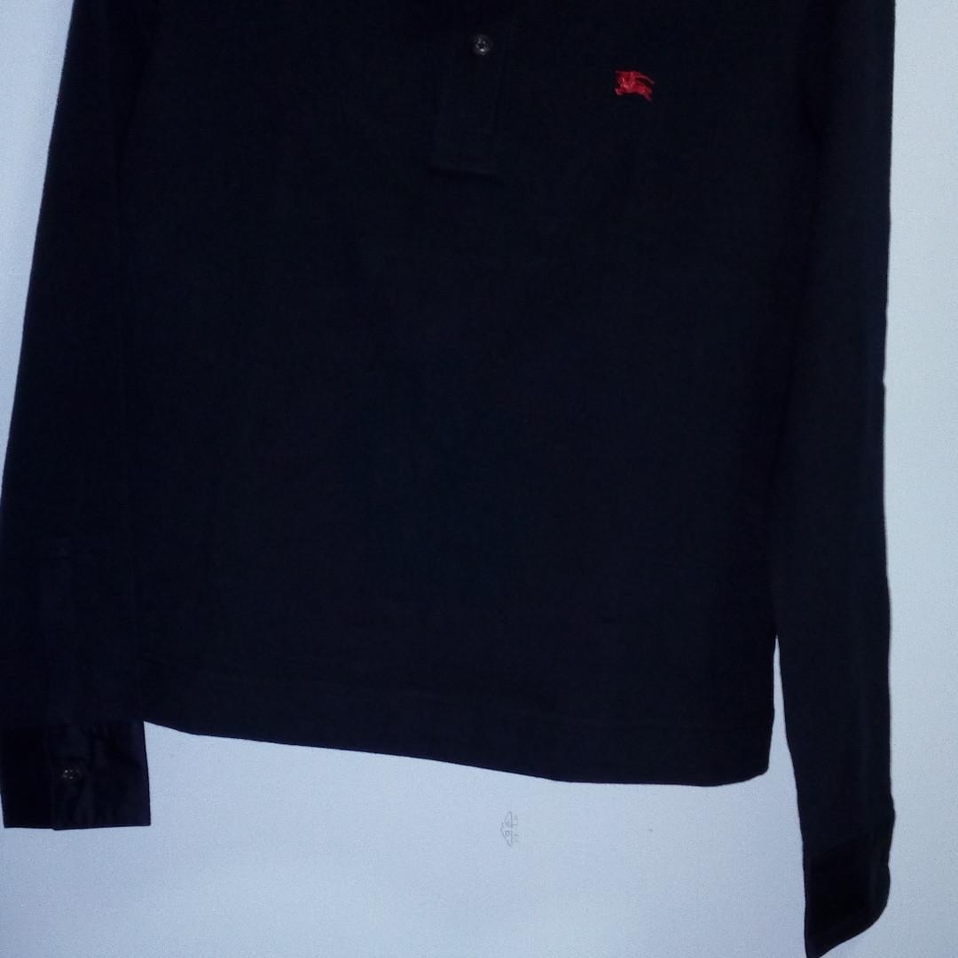 navy blue long sleeve polo shirt womens