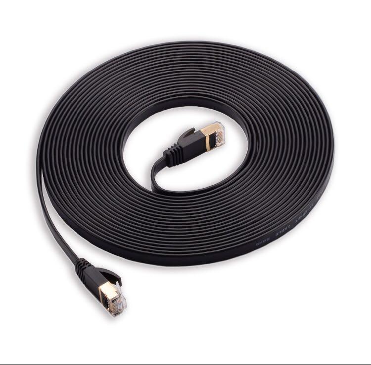Cat7 Lan Cable Rj45 Flat Ethernet 5m 8m 15m 30m Electronics