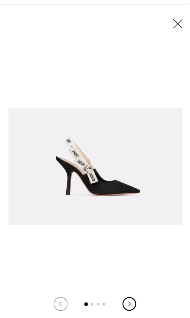slingback heels dior