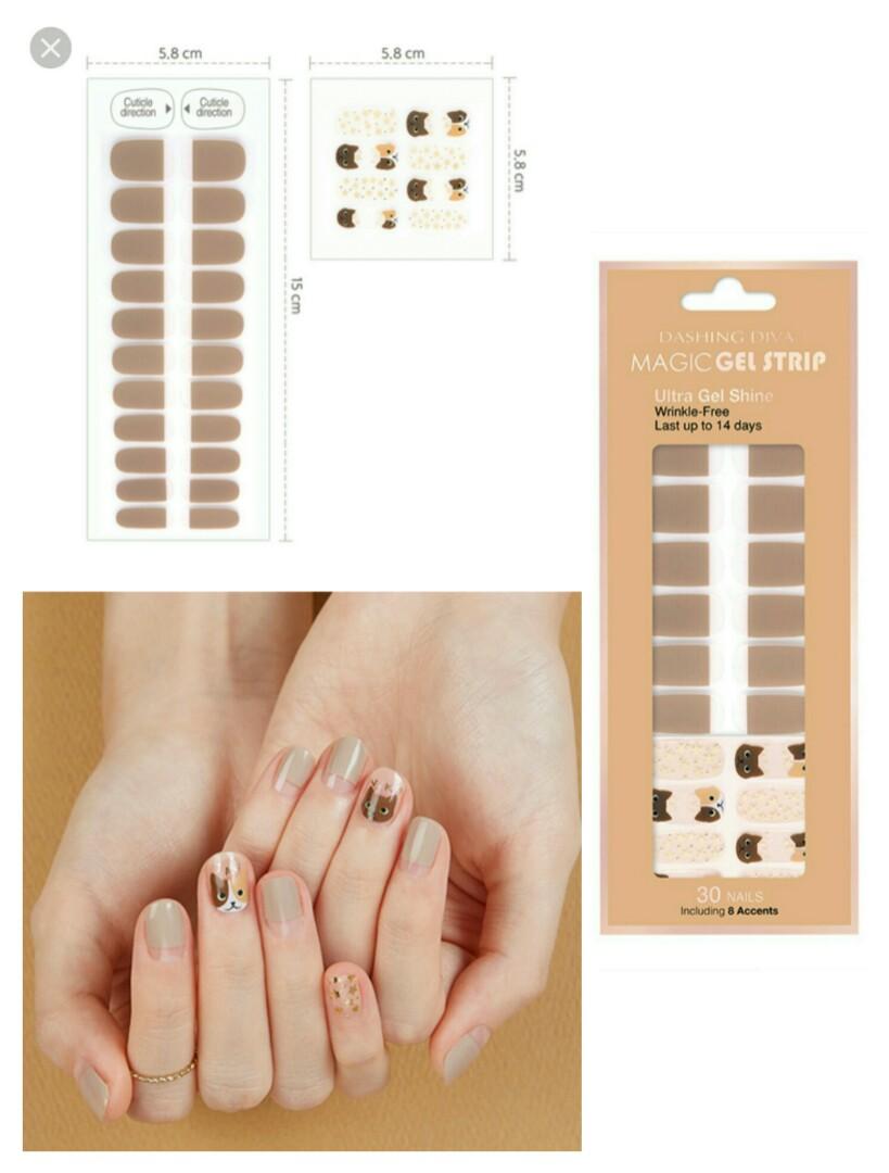 Dashing Diva Nail Stickers Magic Gel Strip Health Beauty Hand Foot Care On Carousell