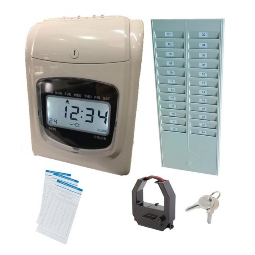 Digital Time Recorder Ls16 Perakam Waktu Mesin Punch Card Electronics Computer Parts Accessories On Carousell