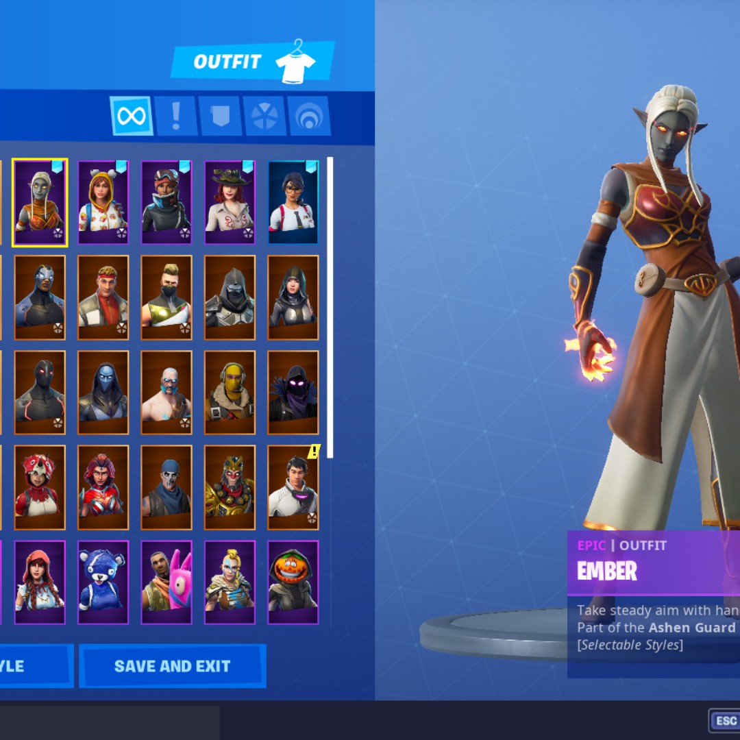 share this listing - ember selectable styles fortnite