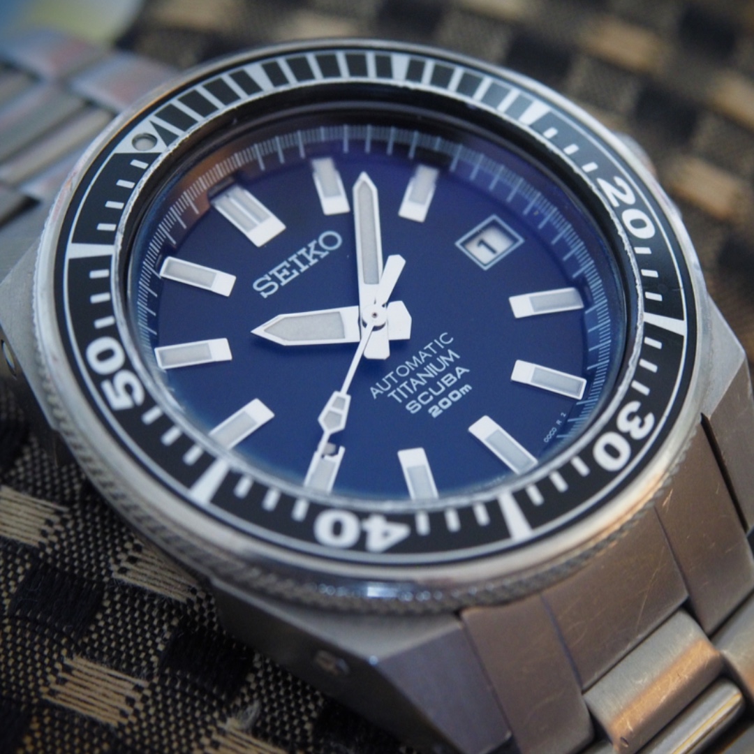 Seiko samurai titanio