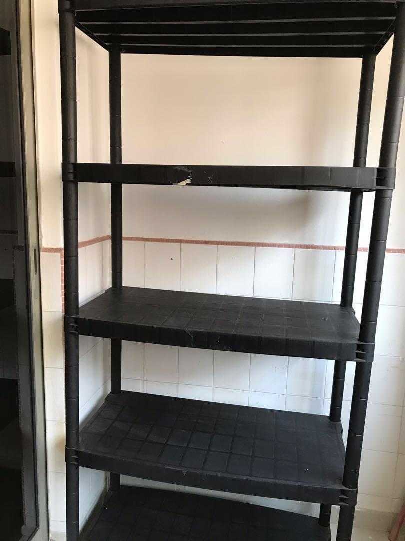 plastic storage shelves