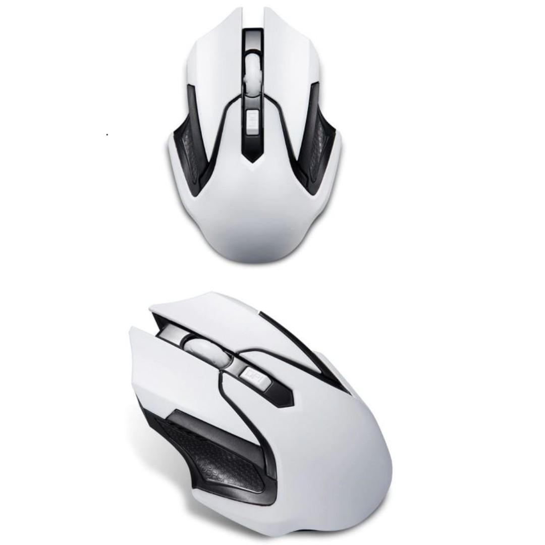 Hiperdeal 2 4ghz Wireless Optical Gaming Mouse Mice For Computer Pc Laptop Au14 White Electronics Computer Parts Accessories On Carousell