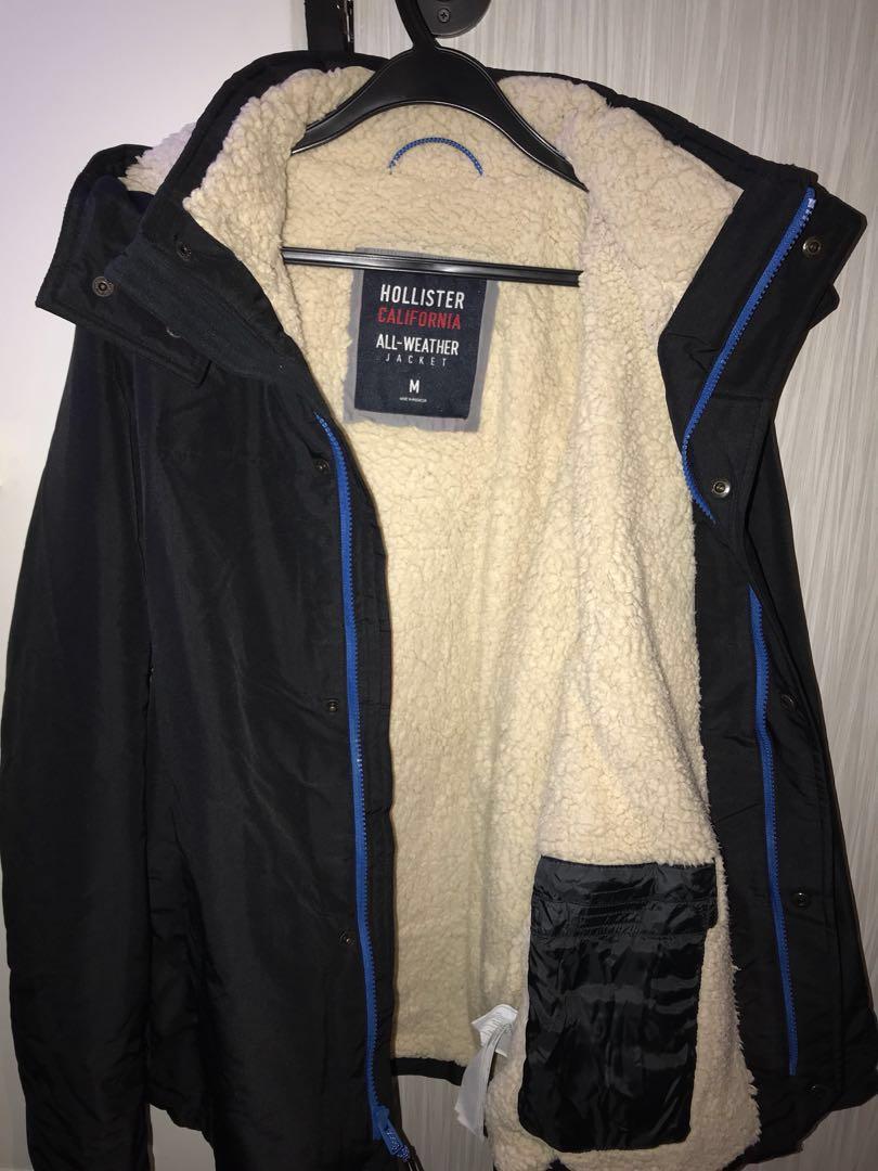 Hollister California all-weather jacket Size M - Depop