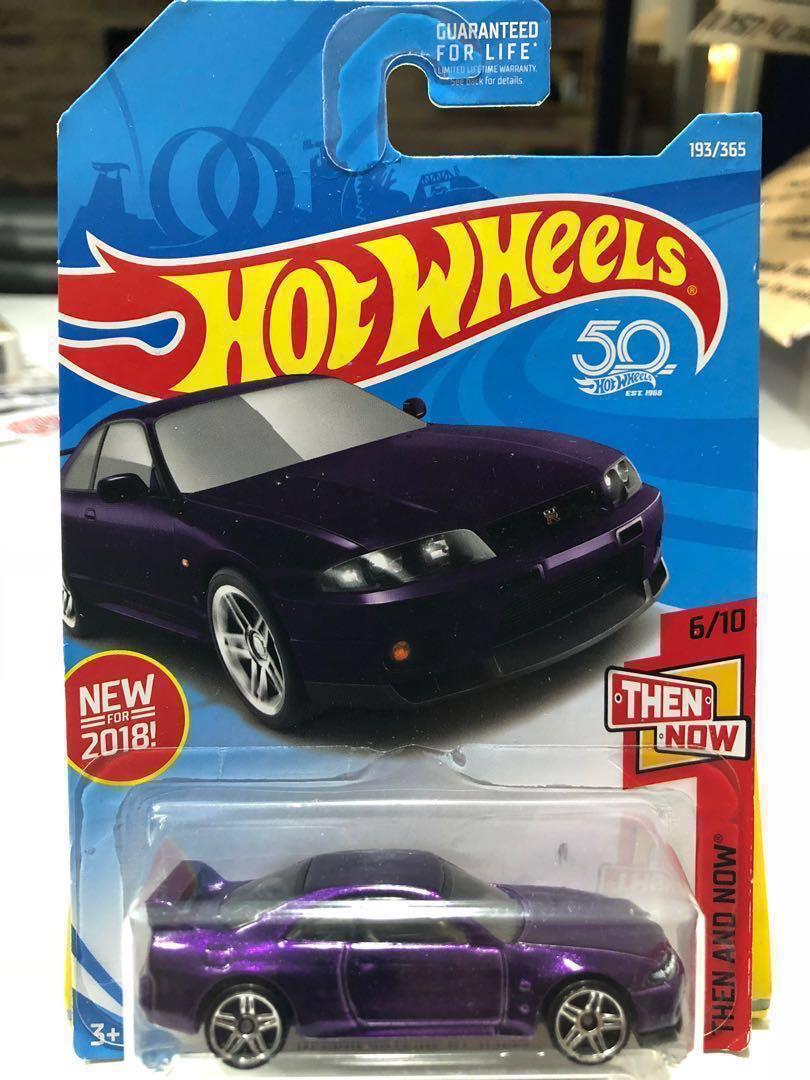 Hot Wheels Nissan Skyline GTR R33 Purple Hobbies Toys Toys