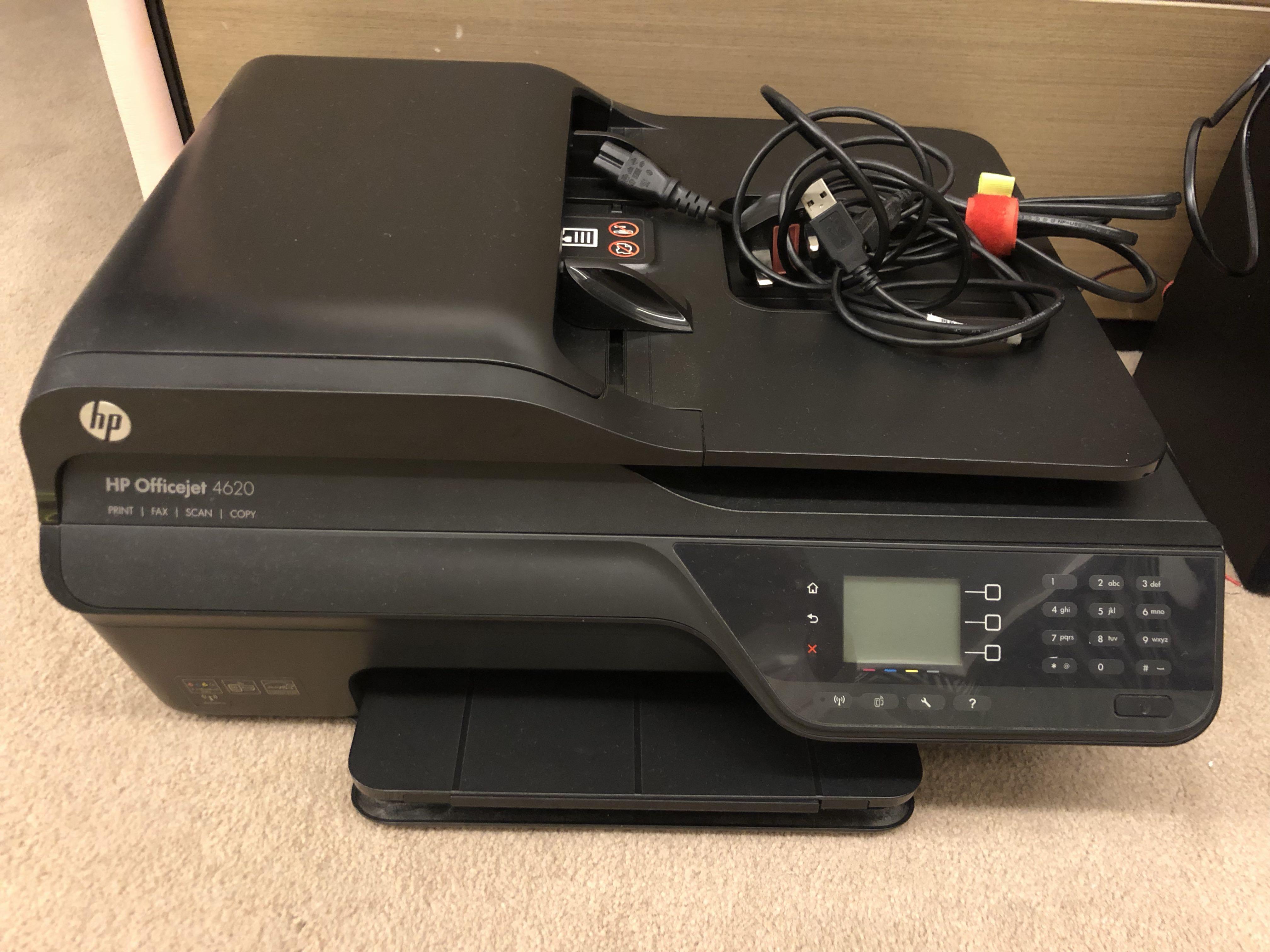 HP Officejet 4620 四合一彩色噴墨打印機, 電腦＆科技, 打印機及影印機