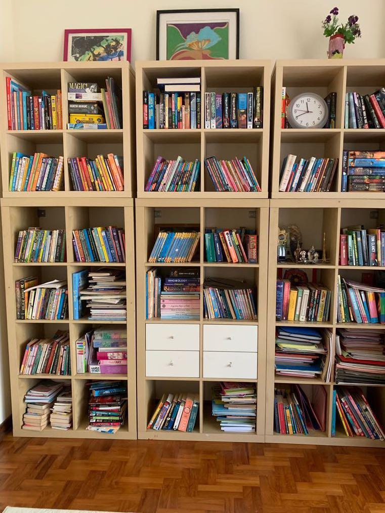 IKEA EXPEDIT and KALLAX book shelves, Furniture & Home Living