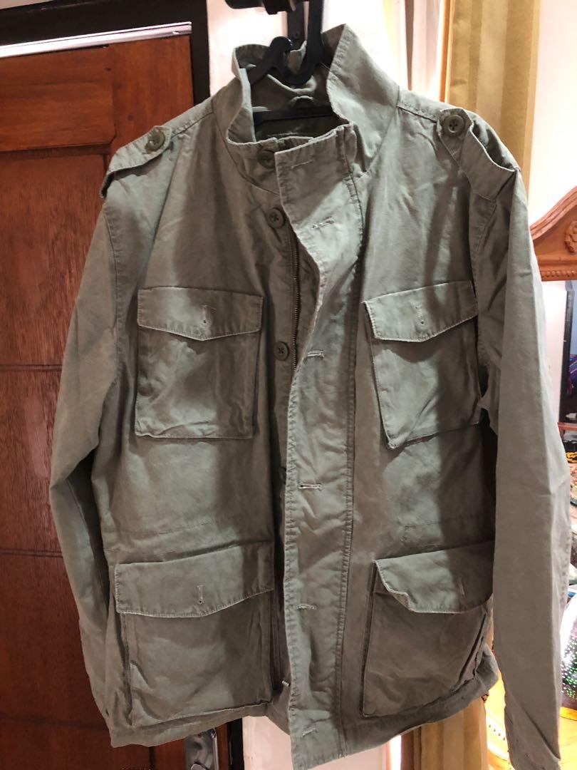 Jaket navy army top
