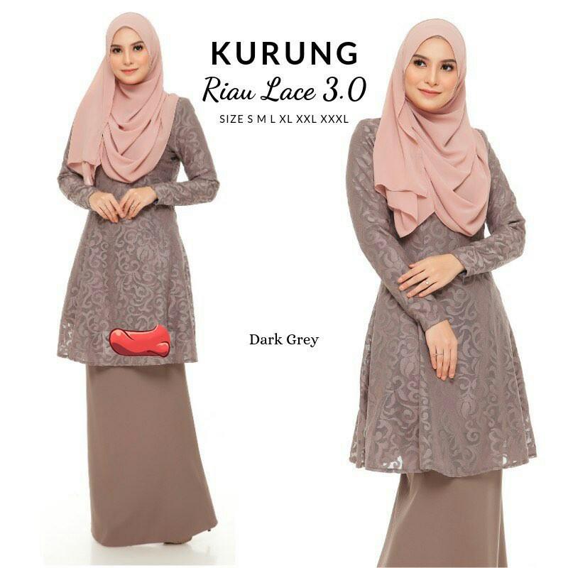 Lace Kurung Riau Moden S To Plus Size Women S Fashion Muslimah Fashion On Carousell