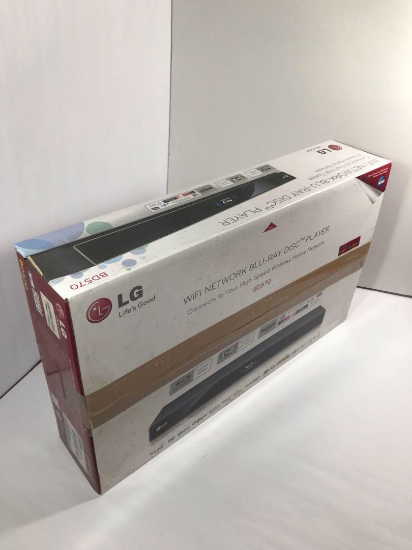 LG WIFI NETWORK BLURAY PLAYER (Category: Blu-Ray & Media Players) located in Cainta. Submitted by vsf08 (Listing ID 227407158, Image 1). Description: Opened to check for dents. 110 V US Bought.