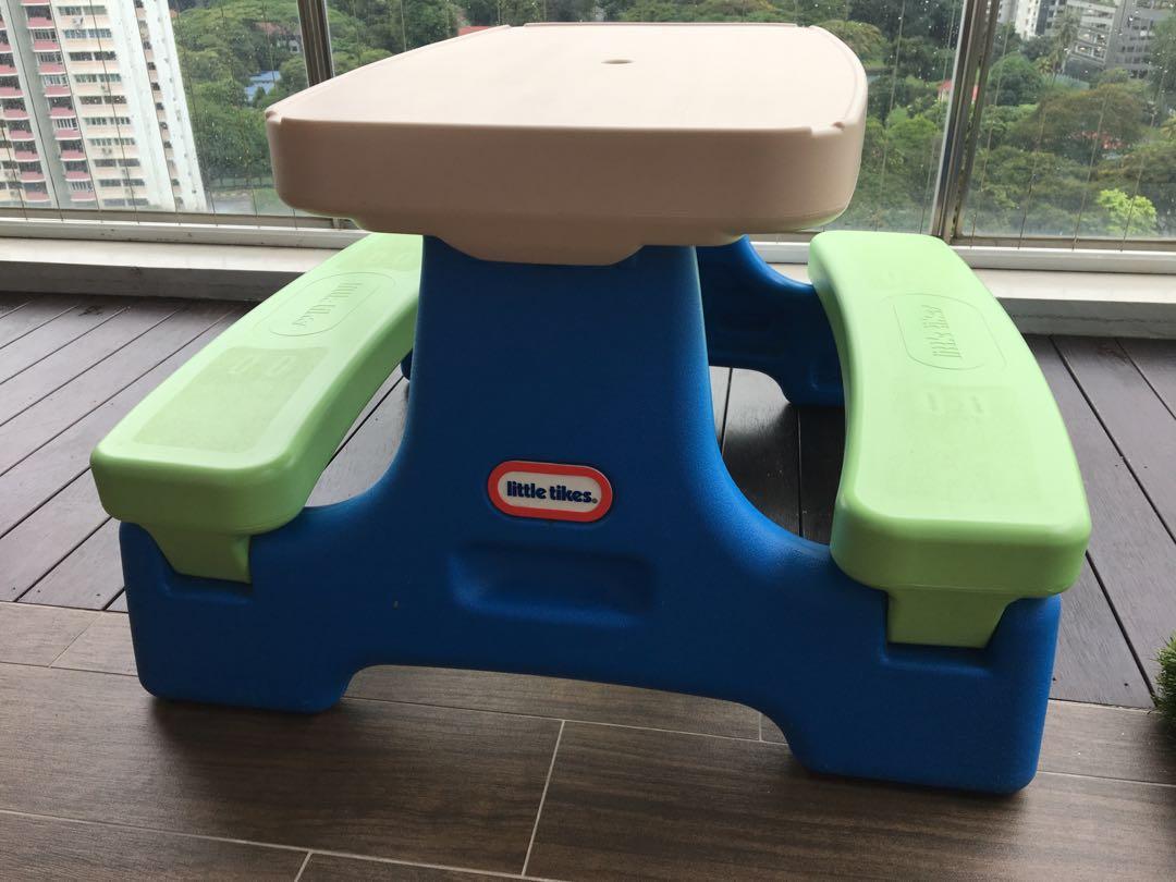 Little Tikes Bench Table Babies Kids Toys Walkers On Carousell