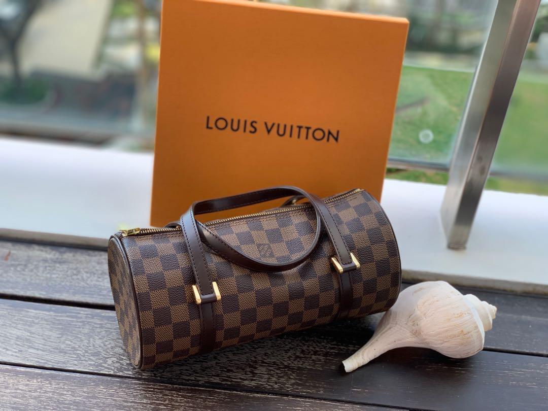 Louis Vuitton Vintage - Damier Ebene Papillon 26 Bag - Brown