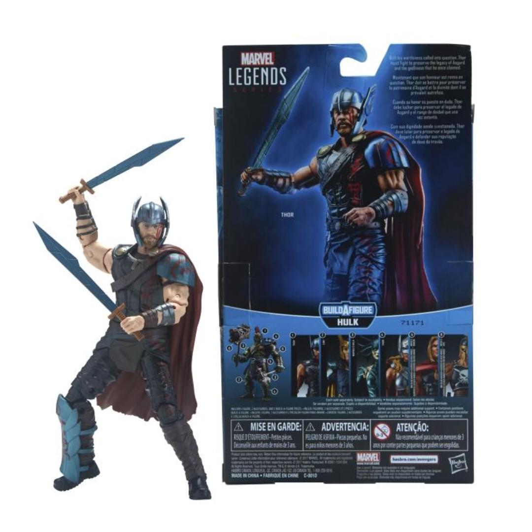 Marvel Legends Thor Ragnarok With Gladiator Hulk BAF Action Figure ...
