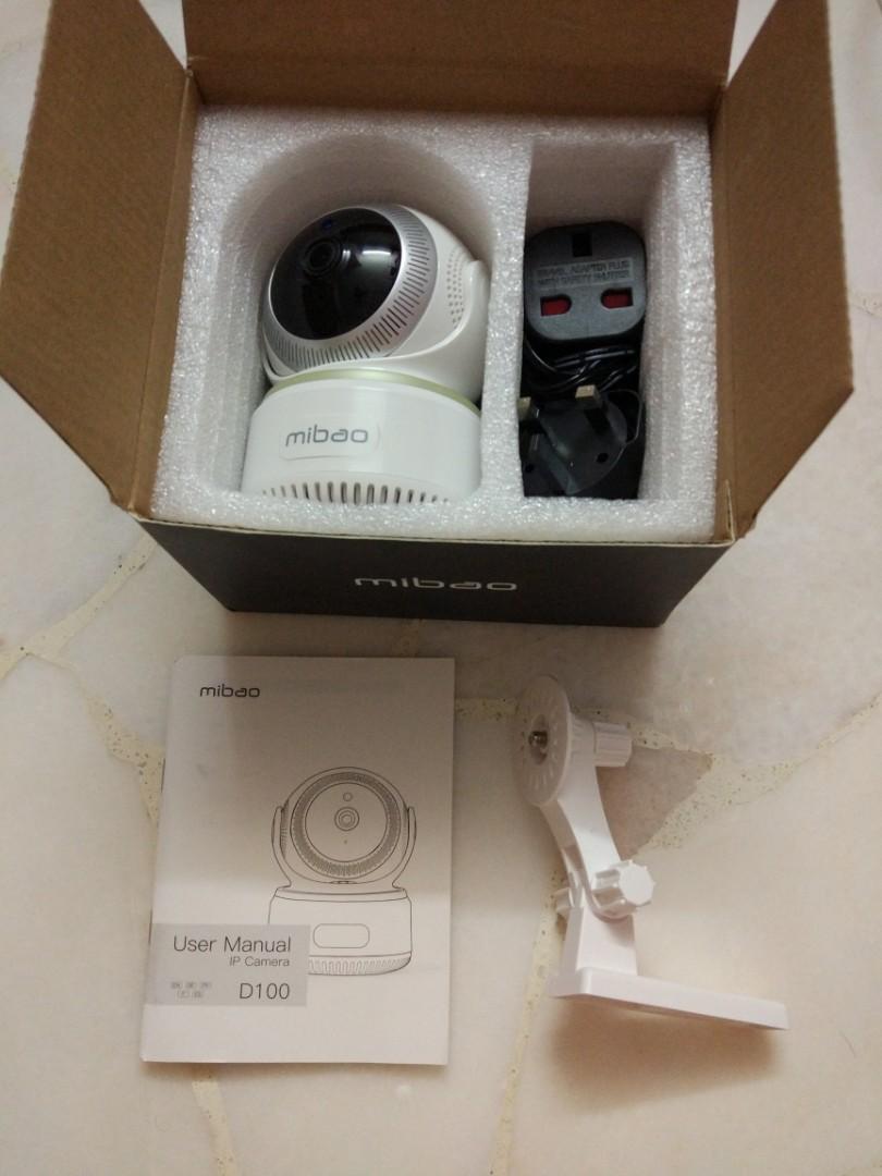 MiBao CCTV IP Camera D100 1080P 2 way audio, Furniture & Home Living