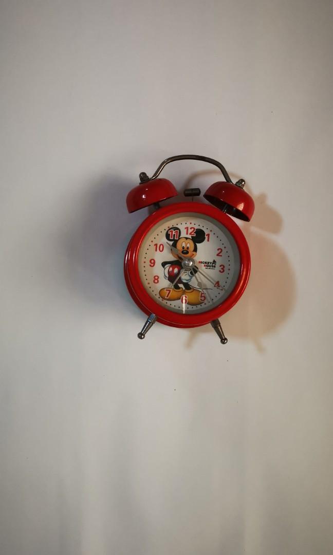 Mickey Mouse alarm clock, Hobbies & Toys, Memorabilia & Collectibles