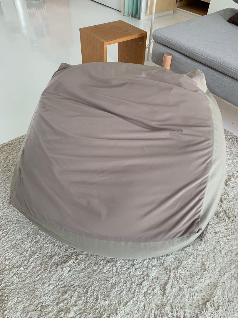 Muji bean bag, Furniture & Home Living, Cleaning & Homecare Supplies