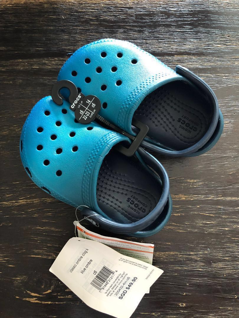NEW! Crocs Kids/Baby Sandal (Blue Ombre 