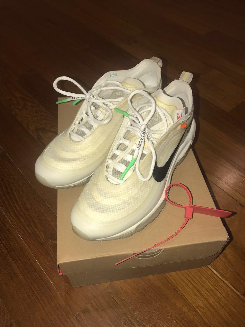 Off white air max 97 yellowing Sneakers