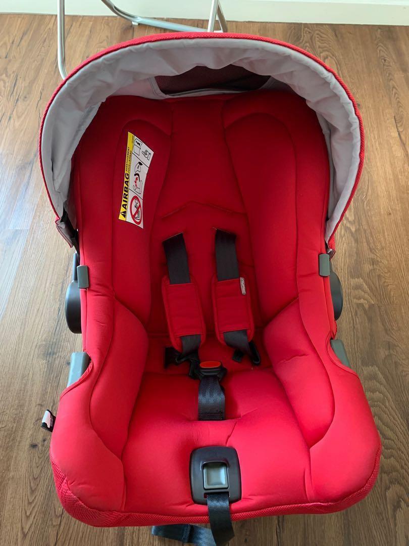 Nuna Pipa Baby Car Seat Scarlet Color Babies Kids Strollers