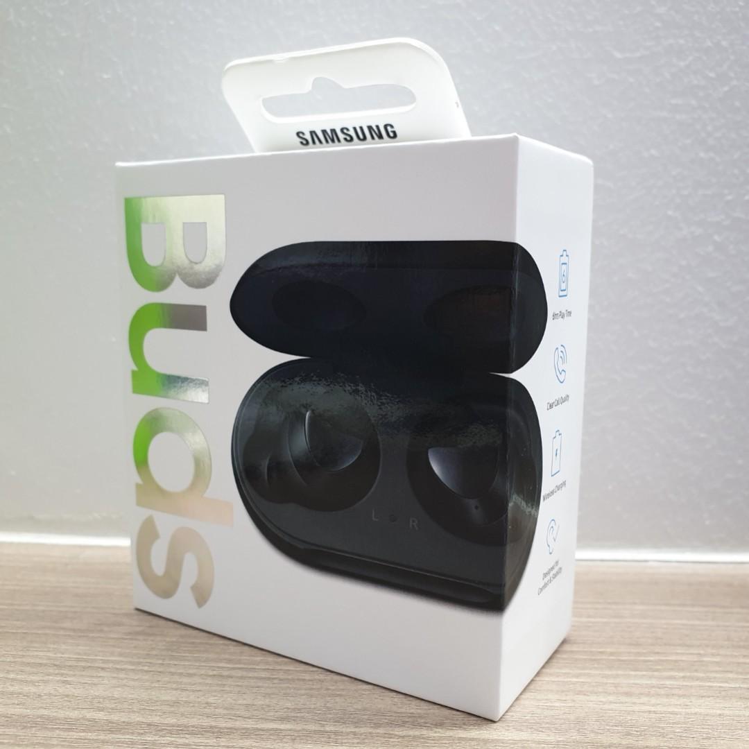 Official Samsung Warranty! Samsung Galaxy Buds-Black, Audio, Earphones on  Carousell